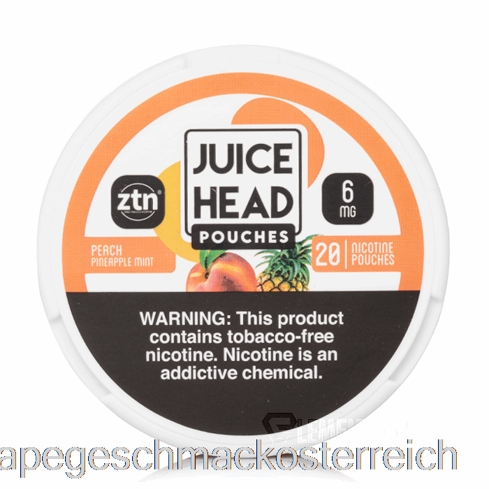 Juice Head Nikotinbeutel – Pfirsich-Ananas-Minze-Vape-Geschmack